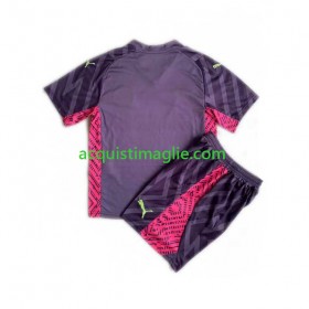 Divisa di Calcio Manchester City Portiere Bambino Trasferta 2023/2024